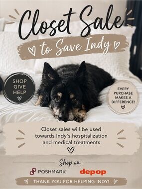Closet Sale to Save Indy 🐾